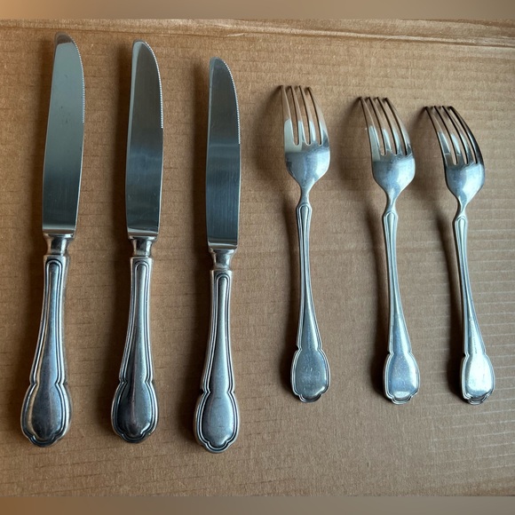 Vintage "Lucky Wood Molyvana" E.P.N.S. Cutlery (3sets/6pcs) - Picture 2 of 6